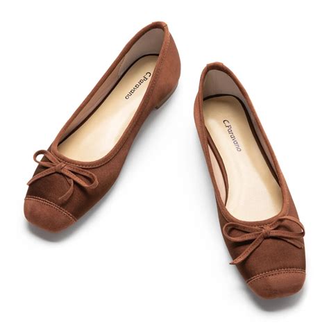 Cap-Toe Silk Ballet Flats (Elena) | C.Paravano