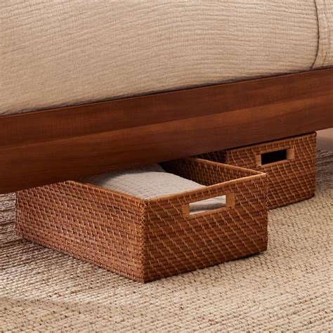 Modern Weave Underbed Storage Basket - West Elm Australia