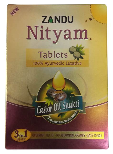 Buy Zandu Nityam Tablets, 12 Pieces Carton Online at Low Prices in