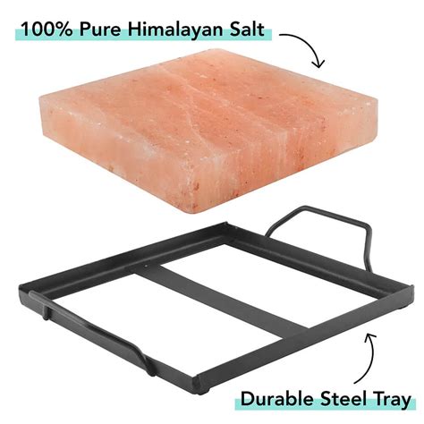 Himalayan Rock Salt Block Cooking Plate/slab Set | Himalayan Trading Co.®