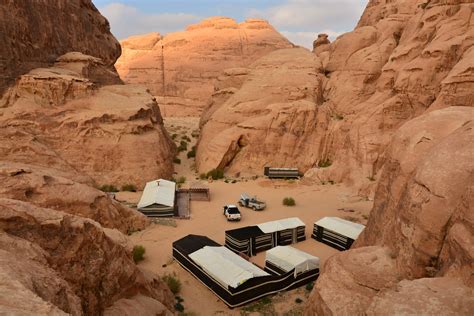 What is the difference between the "Bedouin Camp" and Bivouac Camping