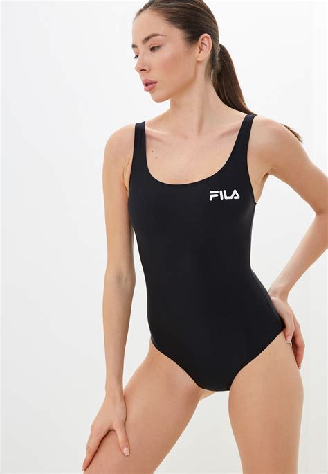 Купальник Fila, цвет: черный, MP002XW0O9YT — купить в интернет-магазине ...