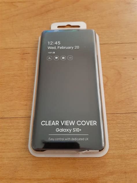 Galaxy S10+ / S10 Plus Clear View Cover Case, Mobile Phones & Gadgets ...