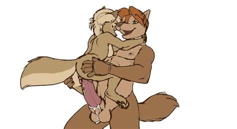 Rule 34 - animated anthro big penis breasts buck7 butt chugging canine chugging female fur furry