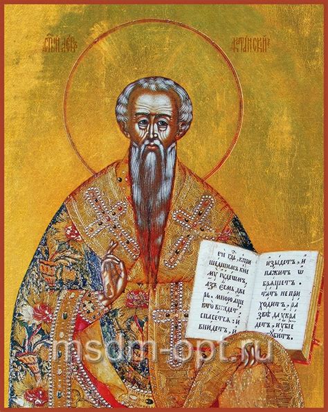 Купить икону святой Лев Катанский, святитель - Даниловские мастерские