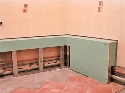 Чем закрыть трубы в ванной комнате, как можно спрятать их в короб ...