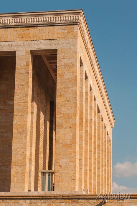 Anıtkabir, mausoleum of mustafa kemal atatürk, the founder of wall ...