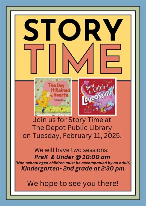 Story Time — Depot Public Library