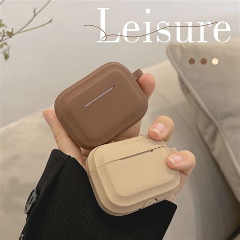 Силиконовый чехол для Apple AirPods Pro минимализм / коричневый / ASP ...