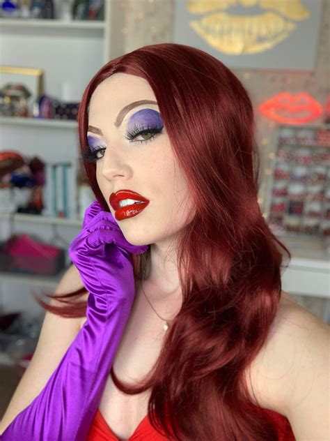 Jessica Rabbit Makeup