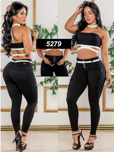 Colombian butt lifting jean with shapewear - Walmart.com