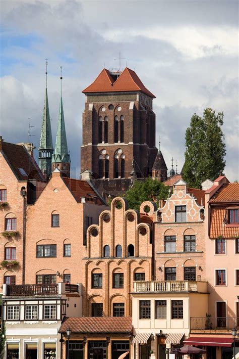 Kunstvolle Häuser in Danzig | Stock Bild | Colourbox