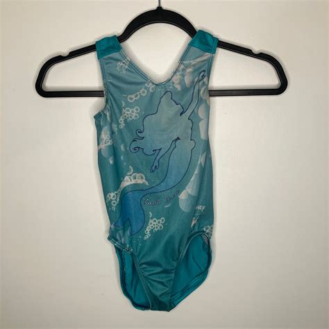 GK Gymnastics Leotard Disney Ariel Little Mermaid Blu… - Gem