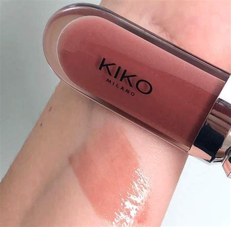 kiko lip gloss  hydra  chestnut gloss labial ml kiko milano