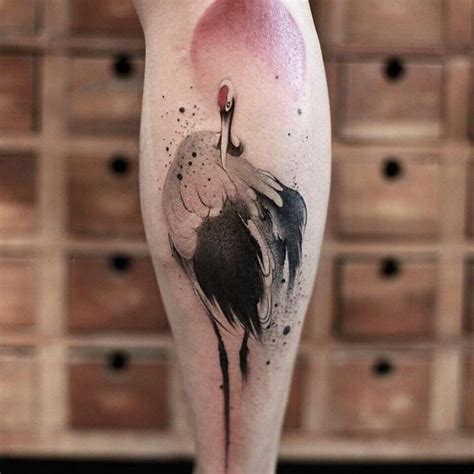 Tattoo • Значение тату: Журавль