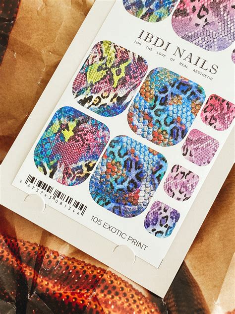 Пленки для педикюра IBDI NAILS 105 EXOTIC PRINT– купить в интернет ...