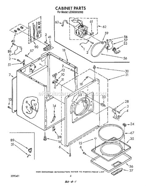 Whirlpool Dryer | LE8600XWN0 | eReplacementParts.com