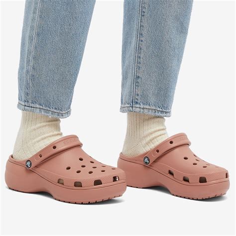 Crocs Classic Platform Clog W Pale Blush | END.
