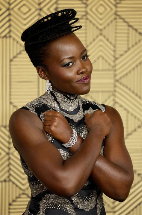 Lupita Nyong’o Sparkles Alexander McQueen Dress for ‘Wakanda Forever ...