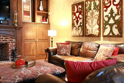 Red And Gold Living Room Decorating Ideas - Living Room : Home ...