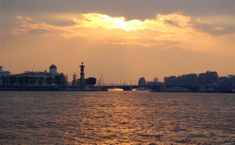 Нева фото - Закаты, СПб - Фотографии и путешествия © Андрей Панёвин