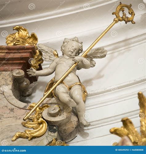 Putto stock photo. Image of church, bavaria, baroque - 40549292