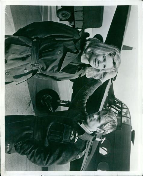 David McCallum and Suzanne Neve in the war drama "Mosquito Squadron."