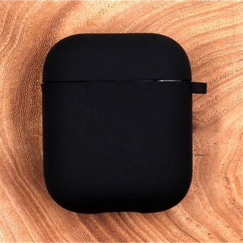 ᐉ Чехол матовый Silicone Case для AirPods Assembly Black (24001)