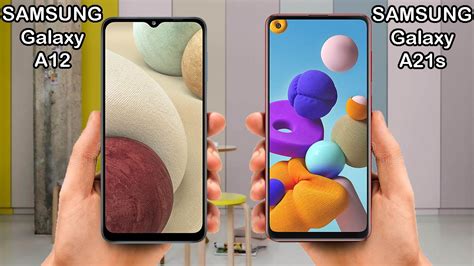 Samsung Galaxy A12 VS Samsung Galaxy A21s - YouTube