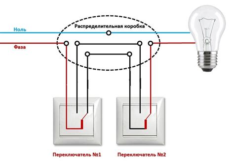 Организация освещения: схема подключения выключателей