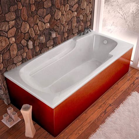 Atlantis Whirlpools 3660E Eros 36 x 60 Rectangular Soaking Bathtub