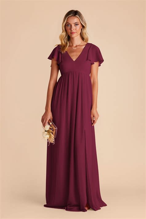Berry Bridesmaid Dresses | Berry Colored Dresses | Birdy Grey