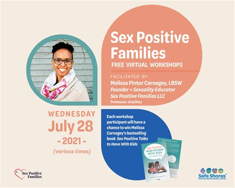 Sex Positive Families Workshop Series (FREE) on July 28th | Safe Shores