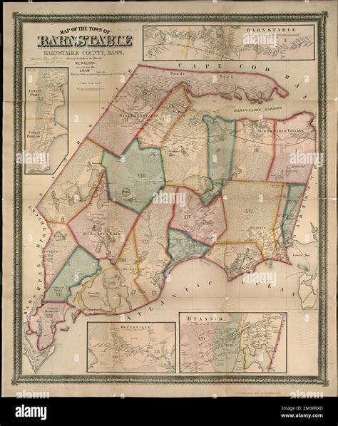 map   town  barnstable barnstable county mass barnstable