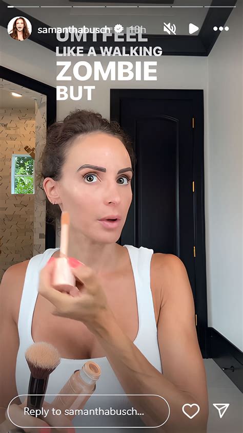 “I feel like a walking zombie”: Kyle Busch’s wife Samantha catches up