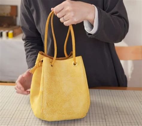 Выкройка простая женская сумка ведро (free pattern bucket bag)