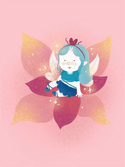 Иллюстрация Фея Лили в стиле детский | Illustrators.ru