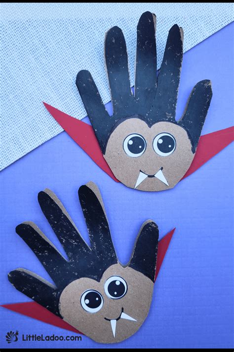 handprint vampire craft  template