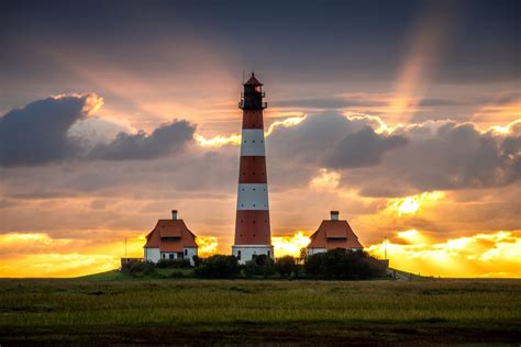 Westerheversand Lighthouse (Germany) Foto & Bild | architektur