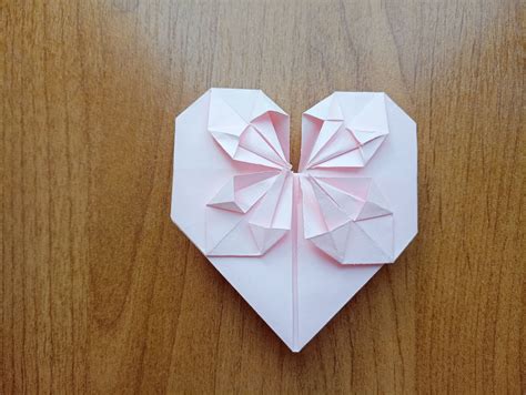 How to Make an Origami Blossom Heart