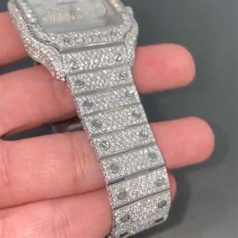 Moissanite watch | diamond watch | iced out watch – charonjewels