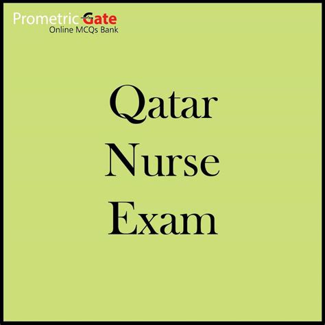 Qatar Nurse Materials 2025 – Prometric Gate
