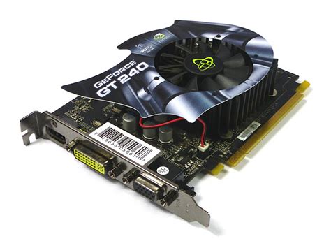 NVIDIA GeForce GT 240: характеристика видеокарты.