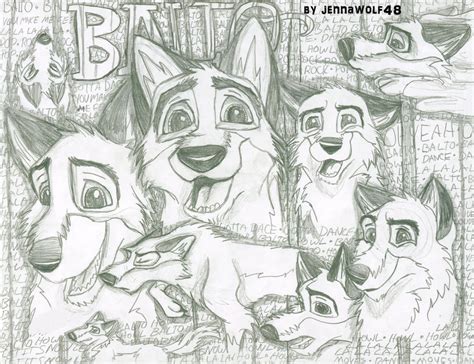 Balto animash drawing by AgentWhiteHawk on DeviantArt