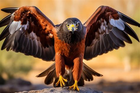 Un pájaro con las alas extendidas | Foto Premium