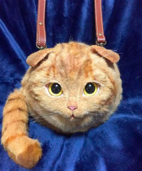 Модные меховые сумки – коты и кошки