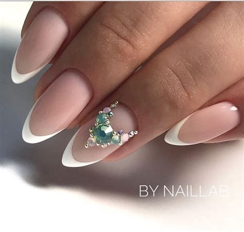 Pin on НОГТИ ФРЕНЧ | Crystal nails, Rhinestone nails, Bling nails
