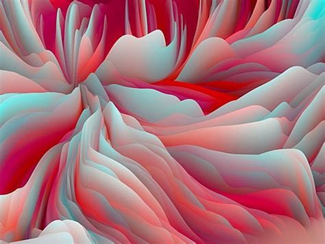 Twisted Geometry Dimensional Wave Series Composition Of Swirling Color ...