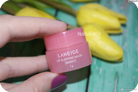 Ночная маска для губ Laneige Lip Sleeping Mask - «Честно, не ожидала ...
