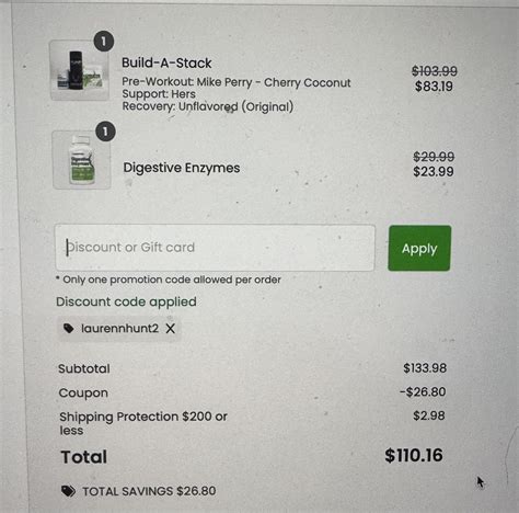 Lauren - Don’t forget I have a 20% off discount code for bucked up